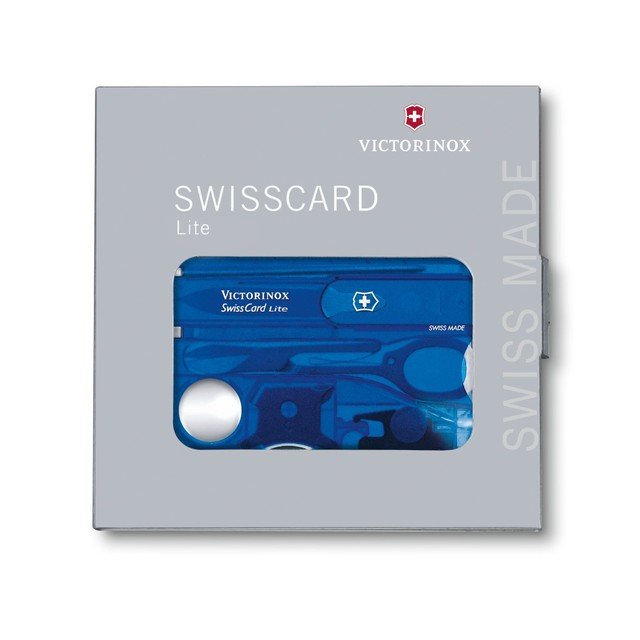 Швейцарская карточка Victorinox SwissCard Lite 0.7322.T2 blue (13 функций)