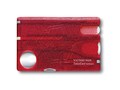 Швейцарская карточка Victorinox SwissCard Nailcare 0.7240.T red (13 функций)
