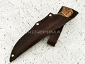 Нож "Таёжный-2" дамасская сталь, кап клёна, карельская береза (Федотов А. В.) 024Д108