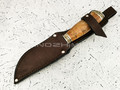 Нож "Олень-2" дамасская сталь, карельская береза, мельхиор (Федотов А. В.) 016Д64