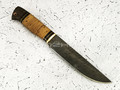 Нож "Таёжный-1" дамасская сталь, береста (Федотов А. В.) 023Д65