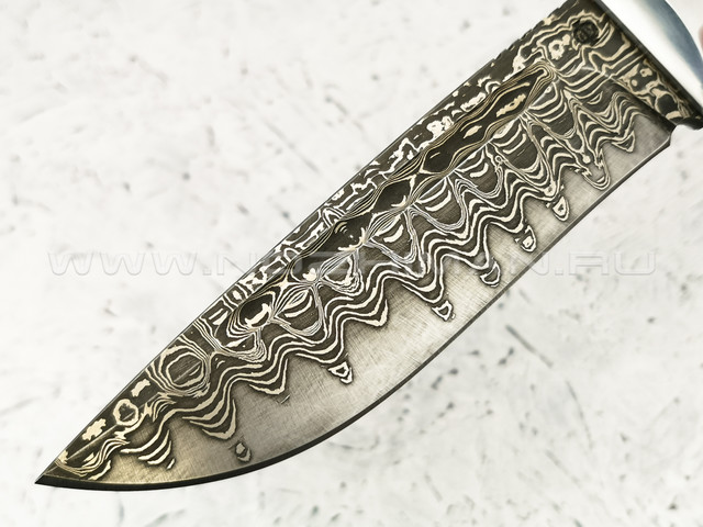 Нож "Экспериментальный" дамасская сталь, падук (Федотов А. В.) 075М34