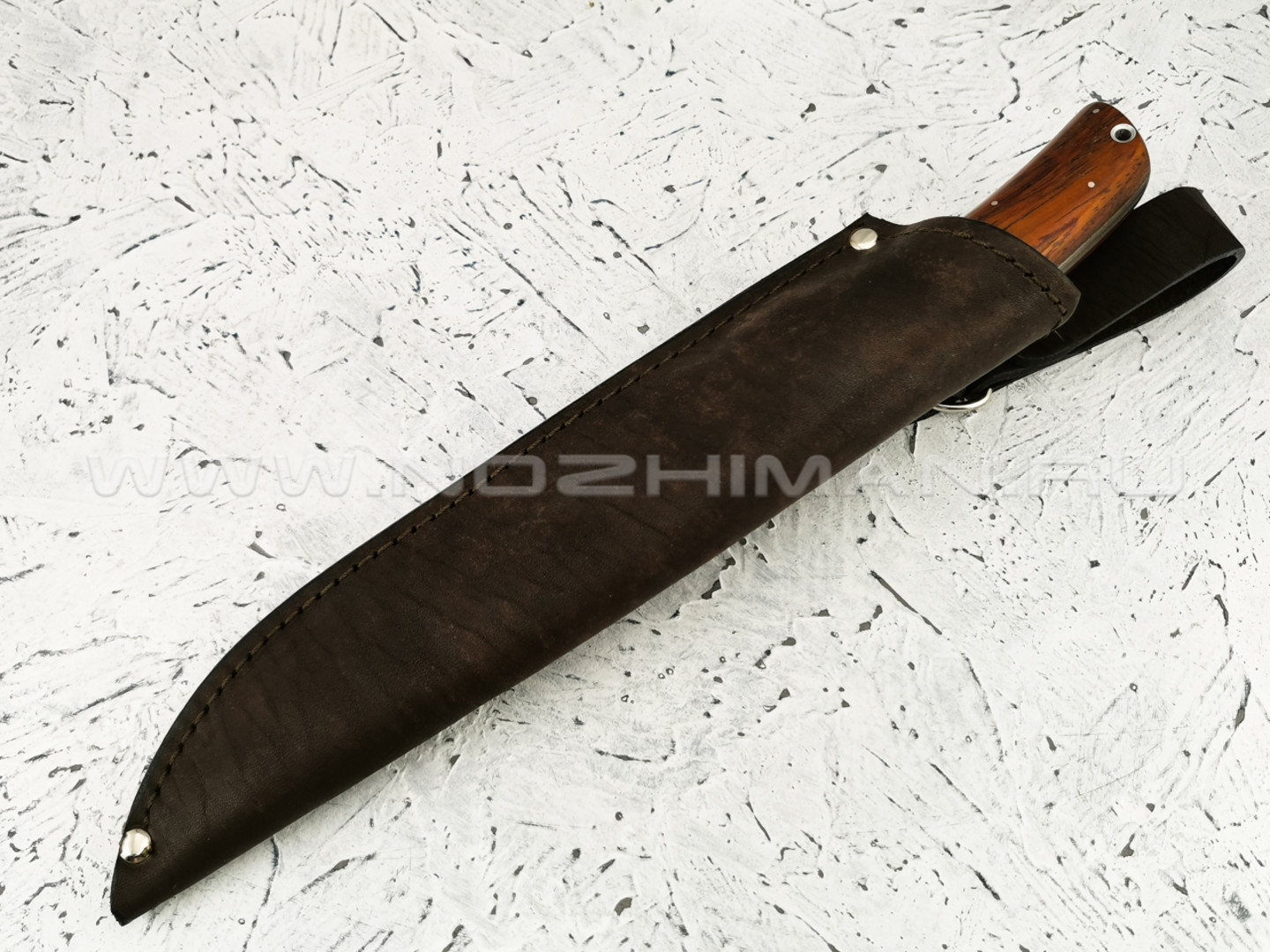 Нож "Экспериментальный" дамасская сталь, падук (Федотов А. В.) 075М34