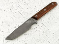 Нож "Японский" сталь Р12М3К5Ф2-МП, рукоять падук (Федотов А. В.)