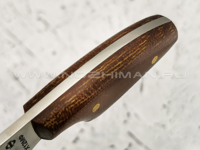 Нож "Шейный-1" сталь Х12МФ, рукоять текстолит (Федотов А. В.)