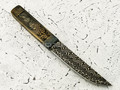 Нож "Клык" дамасская сталь, рукоять титан (Федотов А. В.) 011Д383