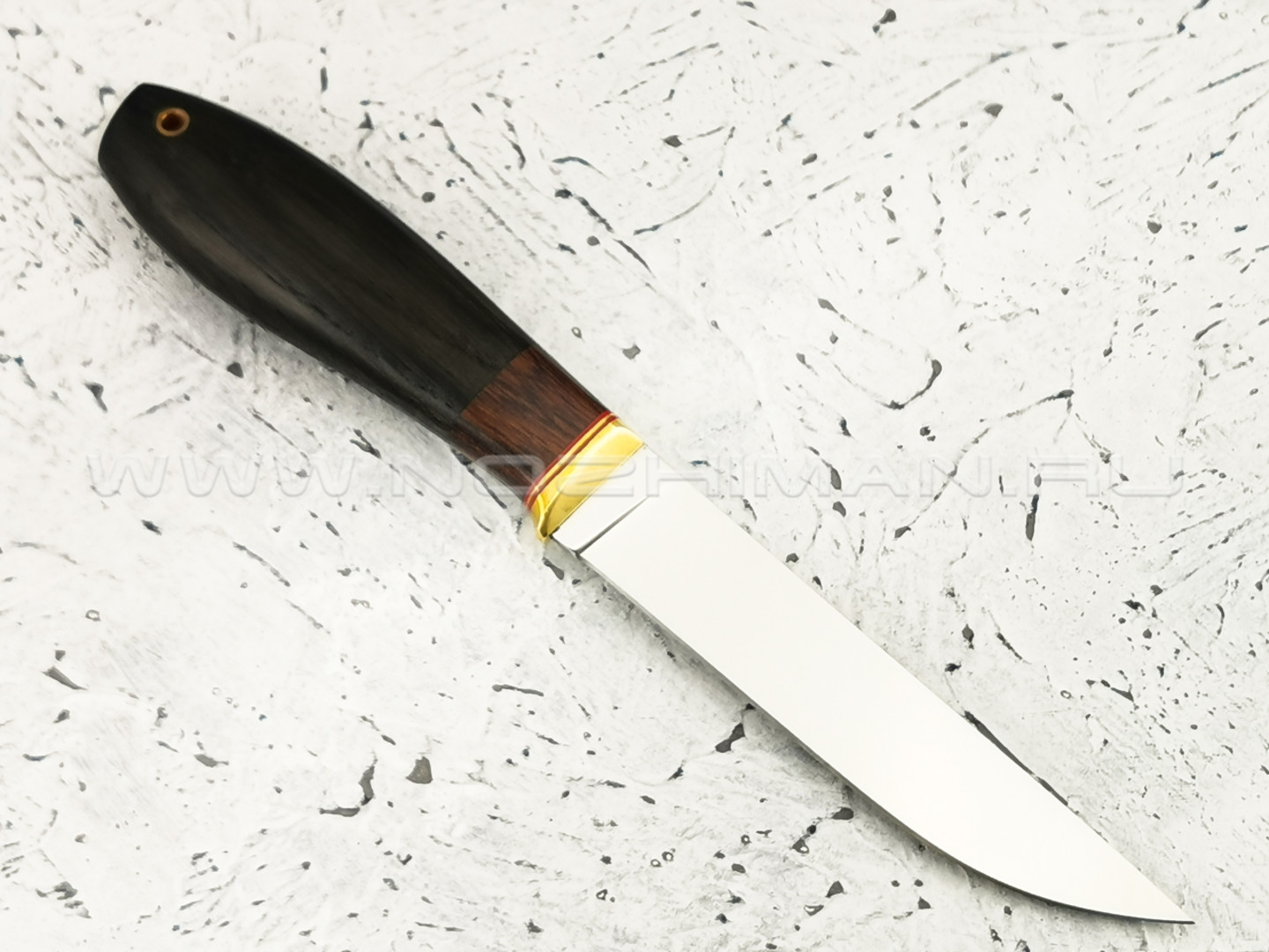 Нож "Ладья" сталь K340, рукоять мореный дуб (Тов. Завьялова)