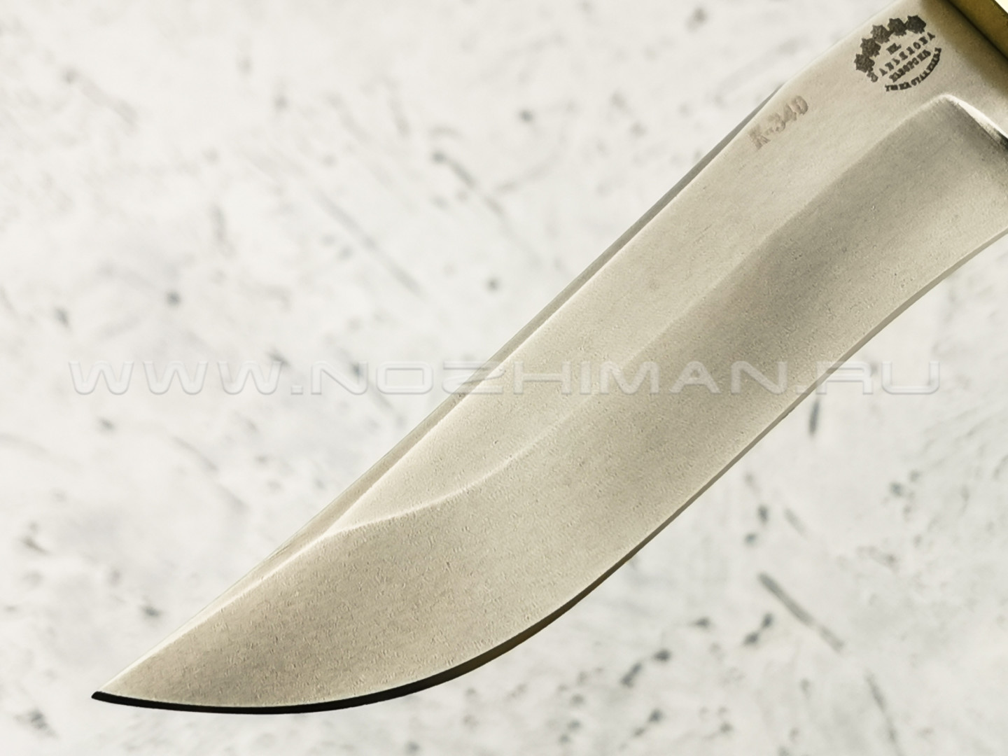 Нож "Судак" сталь K340, рукоять карельская береза (Тов. Завьялова)