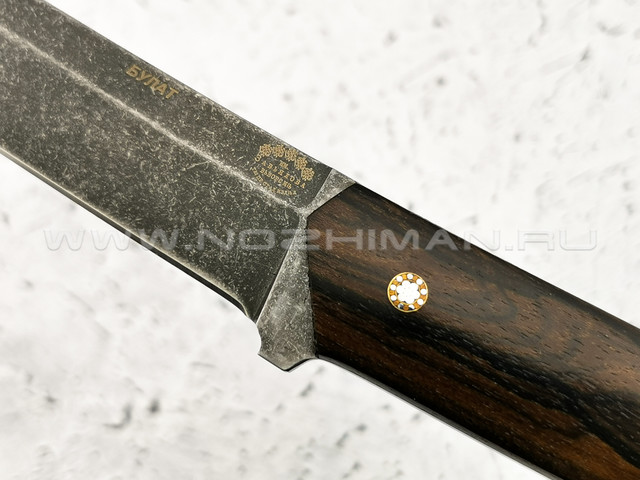Нож "Танто" булатная сталь, рукоять зирикот (Тов. Завьялова)