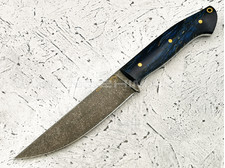 Нож "Граф Шереметьев" булатная сталь, рукоять карельская береза (Тов. Завьялова)