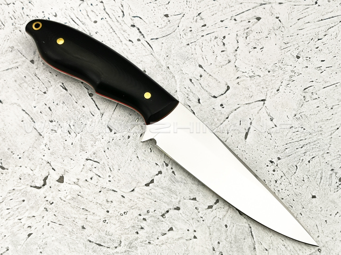 Нож "Лис" сталь N690, рукоять G10 black (Тов. Завьялова)
