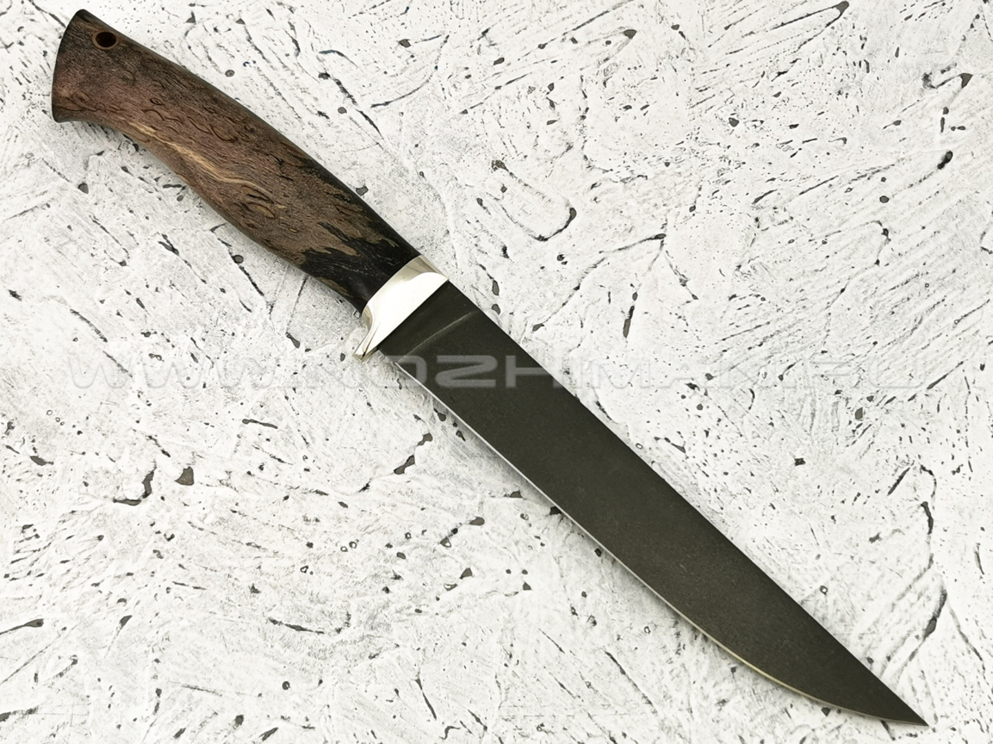 Нож "Филейный-М" булатная сталь, рукоять карельская береза (Наследие)