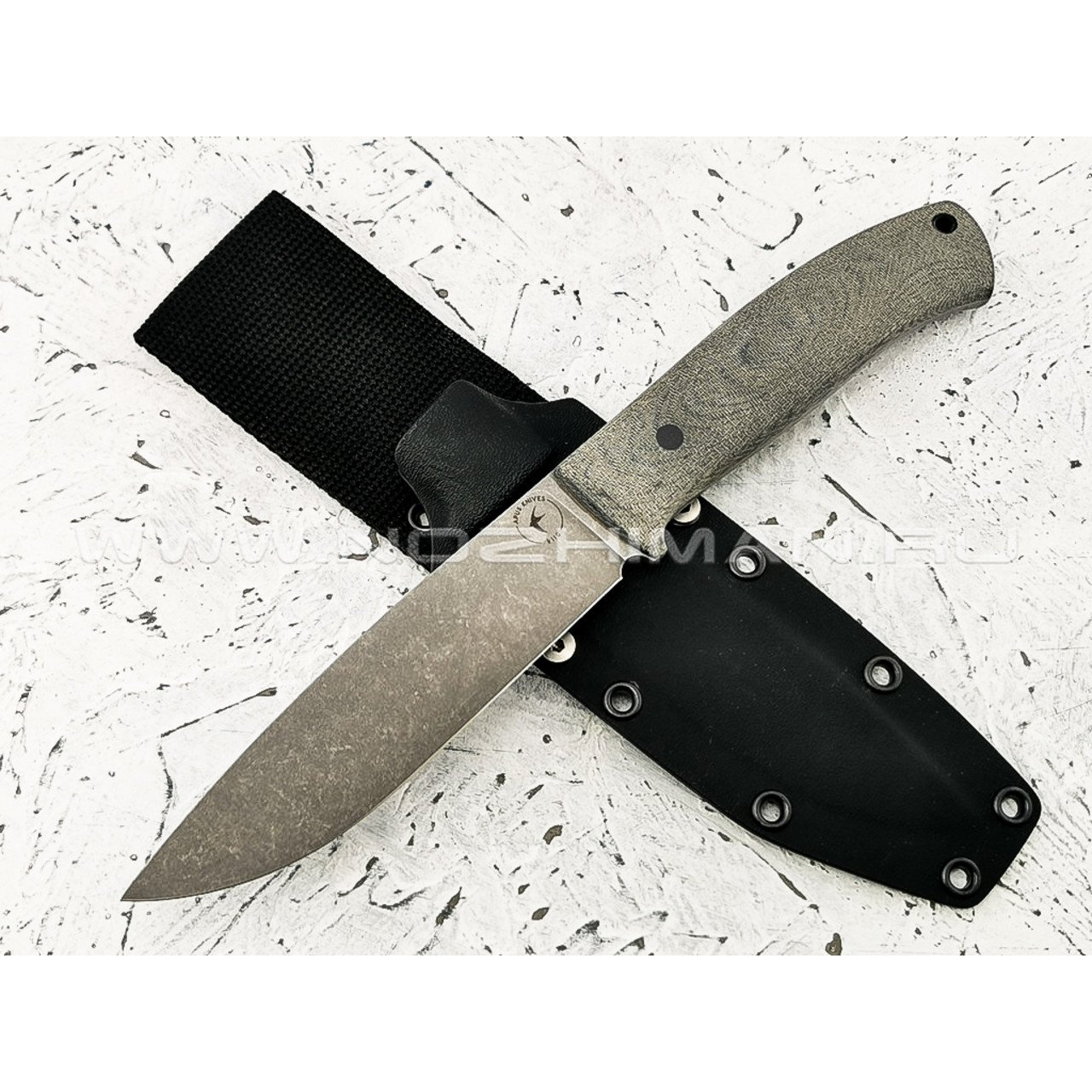 Апус нож Destruktor сталь K110, рукоять микарта