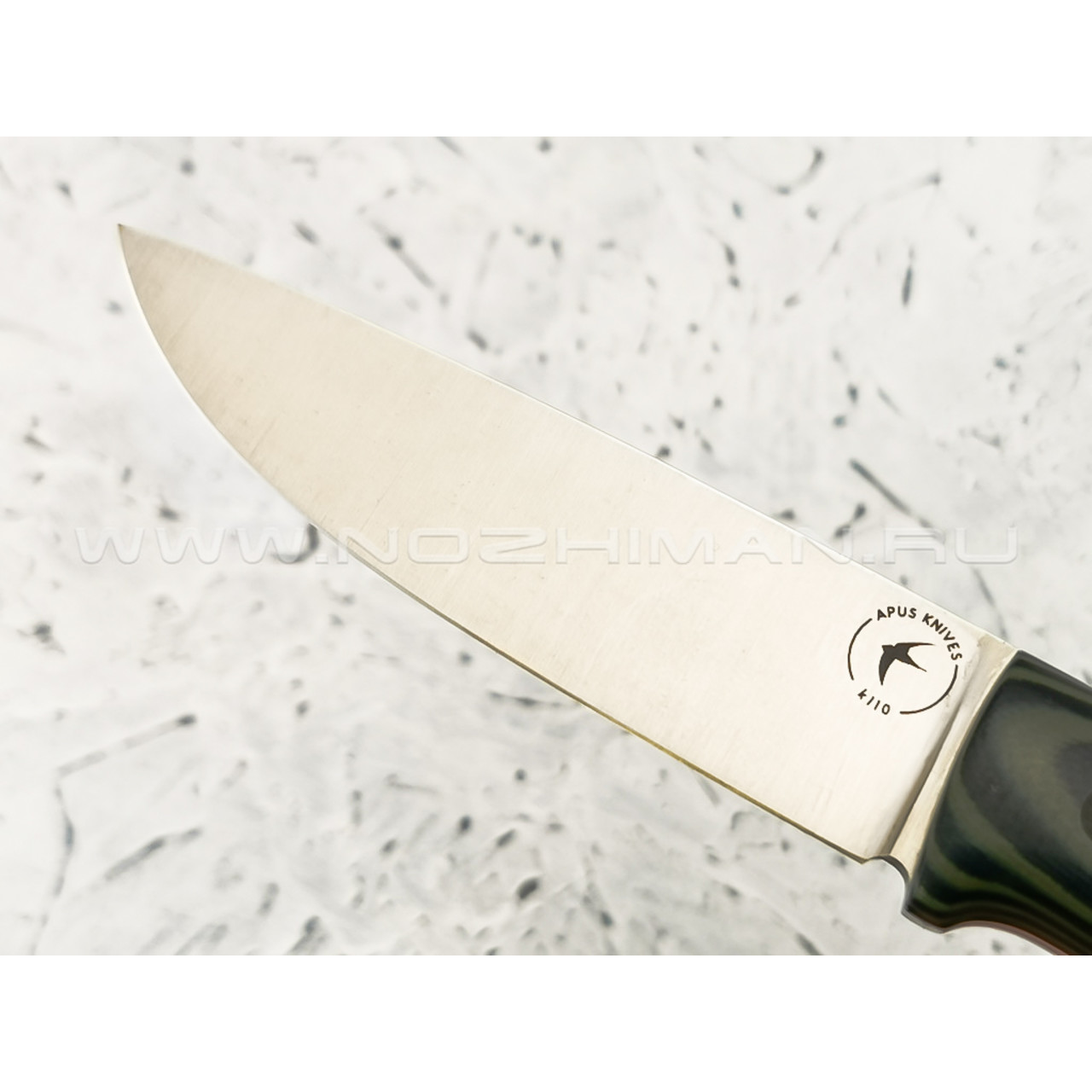 Апус нож Guard Dog сталь K110, рукоять G10 black\olive