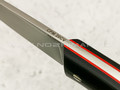Нож "Гавиал" сталь CPM-20CV, рукоять G10 black (Кметь)