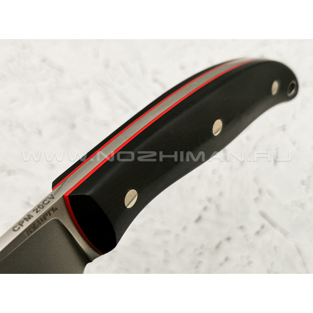 Нож "Гавиал" сталь CPM-20CV, рукоять G10 black (Кметь)