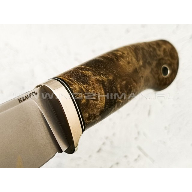 Нож "Клык" сталь CPM S110V, рукоять кап клёна (Кметь)