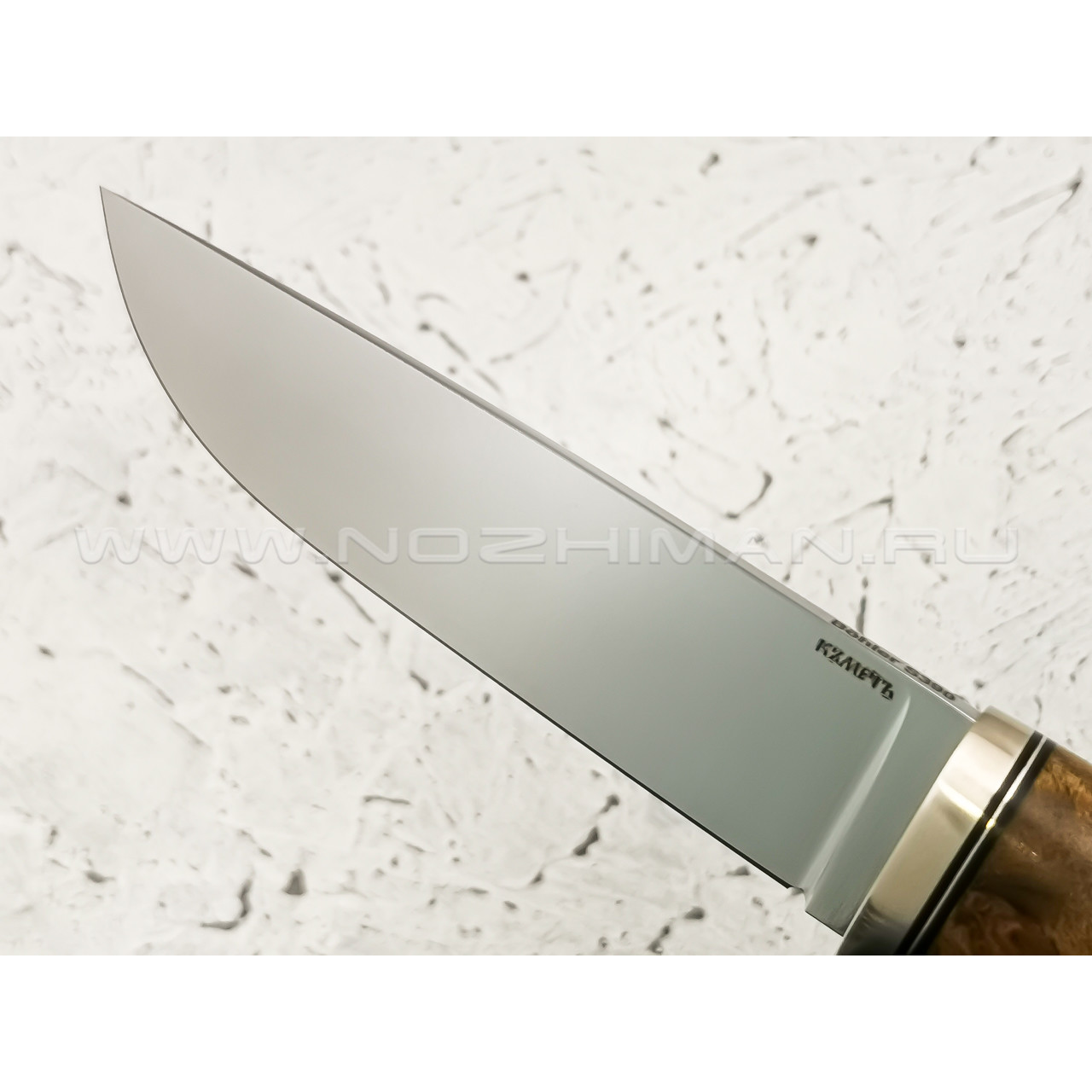 Нож "Панцуй" сталь S390, рукоять кап клёна (Кметь)