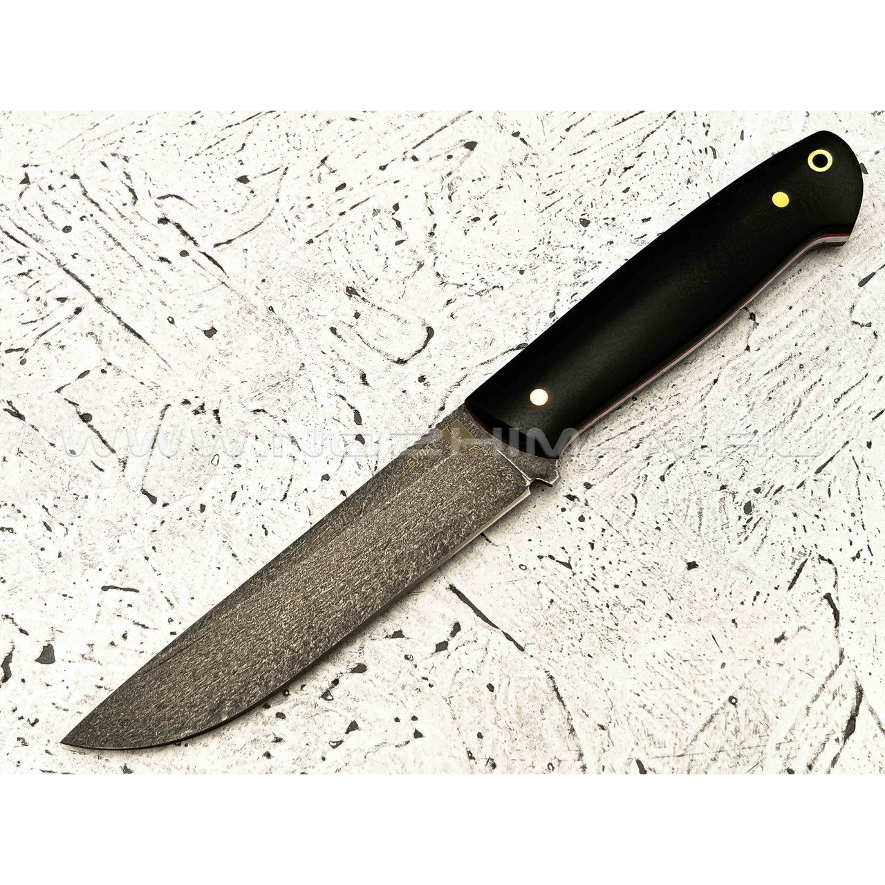 Нож "Цезарь-2" булатная сталь, рукоять G10 black (Наследие)