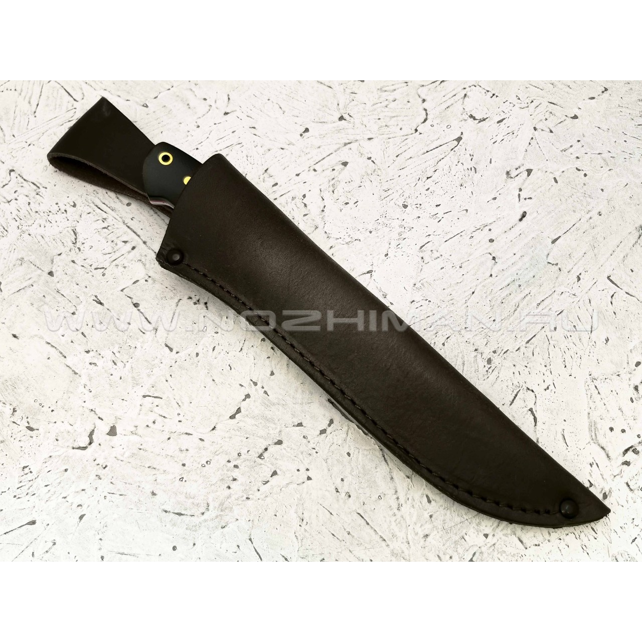 Нож "Цезарь-2" булатная сталь, рукоять G10 black (Наследие)