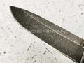 Нож "Боцман" булатная сталь, рукоять карельская береза, латунь (Наследие)