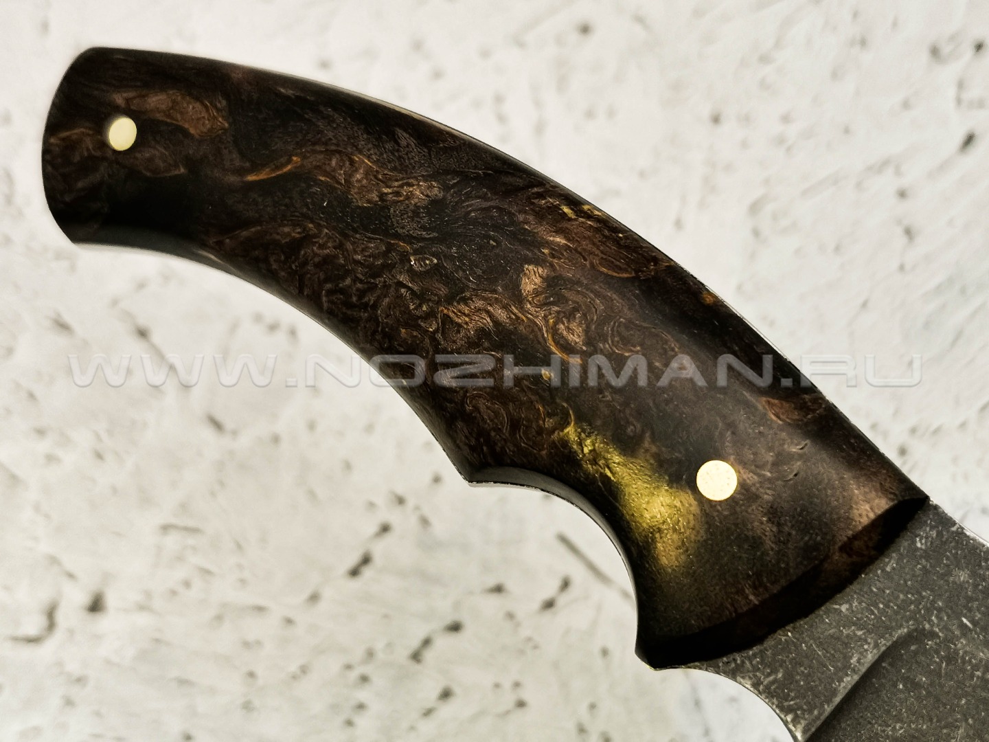 Нож "Че Гевара" булатная сталь, рукоять березовый кап (Наследие)