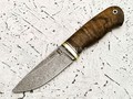 Нож "Шаман" булатная сталь, рукоять корень ореха (Наследие)
