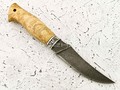 Нож "Крысиный зуб" сталь ХВ5, рукоять березовый сувель (Наследие)