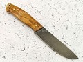 Нож "Рабочий" булатная сталь, рукоять карельская береза (Наследие)