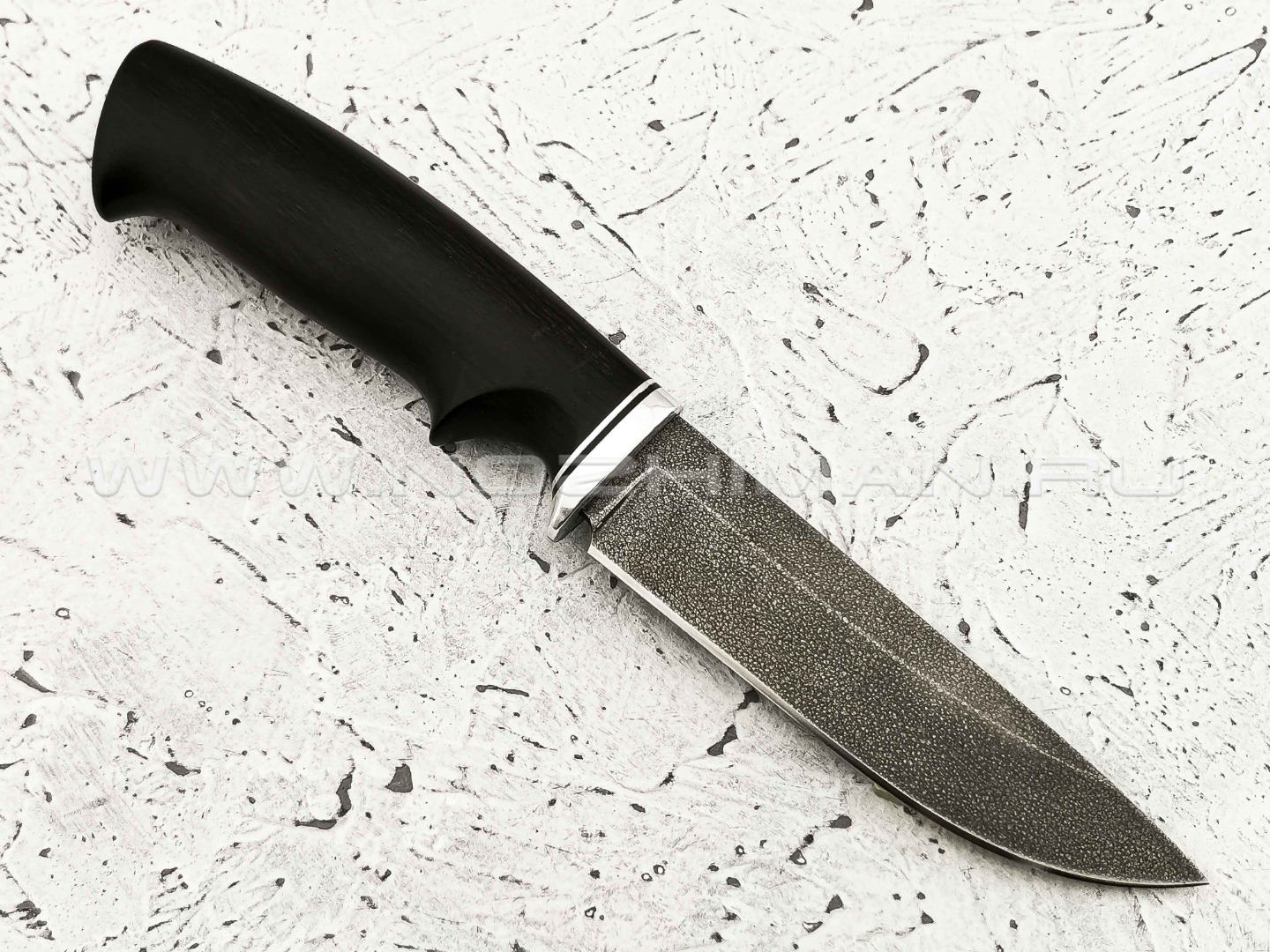 Нож "Олень" сталь ХВ5, рукоять черный граб