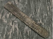 Булатная сталь Михаила Аносова с ТО 63-64 HRC (230x33x5.1 мм) ковка