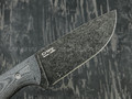 N.C.Custom нож Crony сталь N690 blackwash, рукоять микарта, ножны kydex