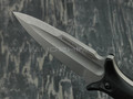 N.C.Custom нож Grave сталь Aus-10 stonewash, рукоять G10 black