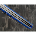 Нож Brutalica Badyuk Tanto Limited, сталь D2 стоунвош, рукоять G10 blue