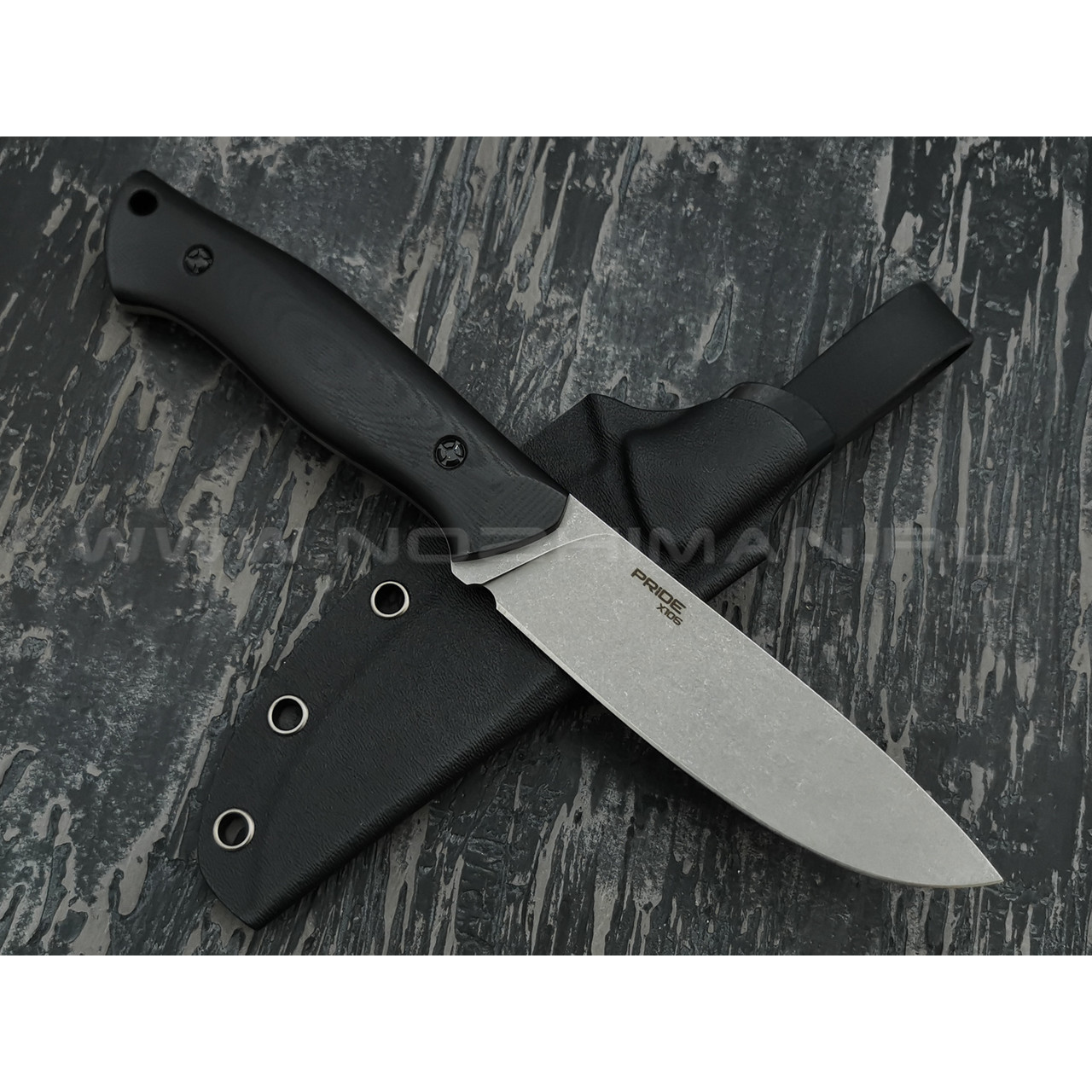 N.C.Custom нож Pride сталь X105 стоунвош, рукоять G10 black