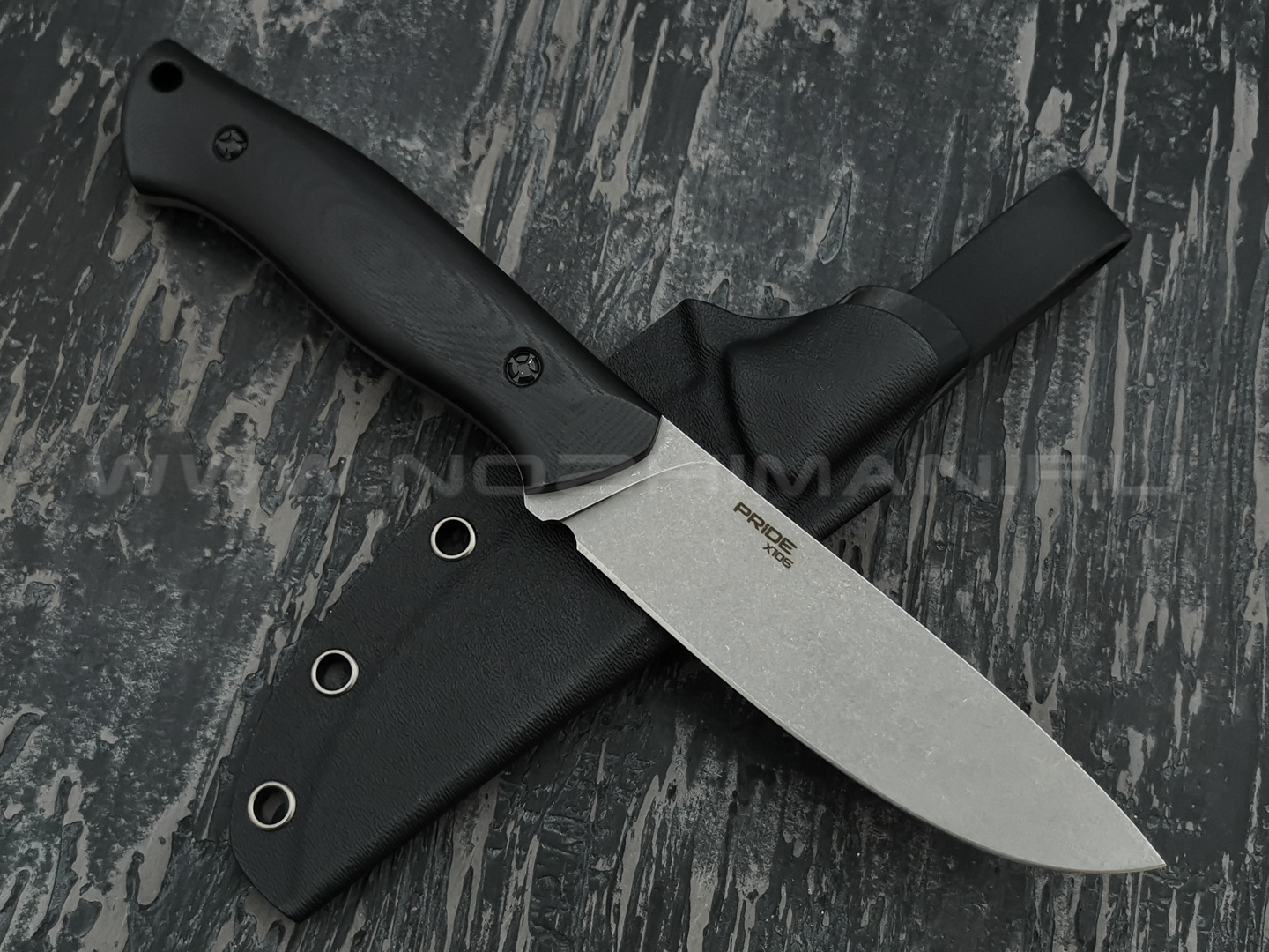 N.C.Custom нож Pride сталь X105 stonewash, рукоять G10 black