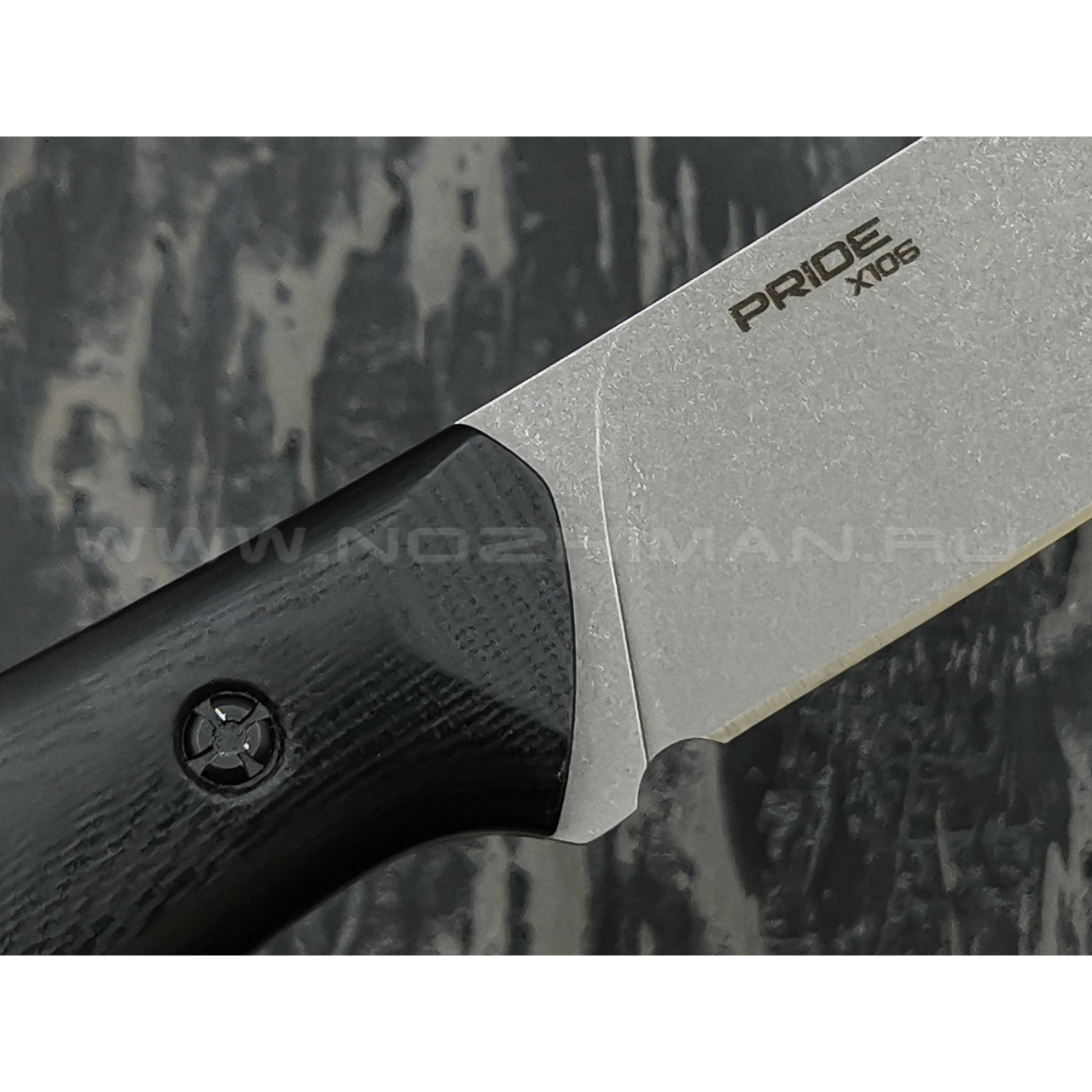 N.C.Custom нож Pride сталь X105 стоунвош, рукоять G10 black