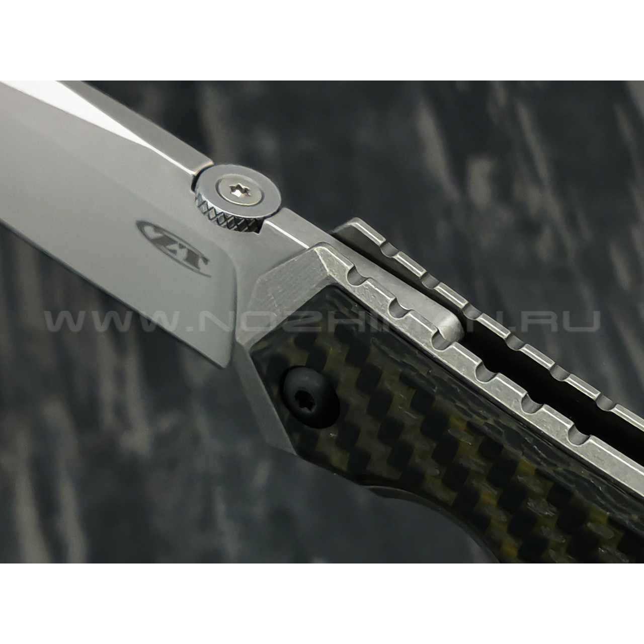 Zero Tolerance нож 0640 Emerson Manual, сталь CPM 20CV, рукоять титан, карбон
