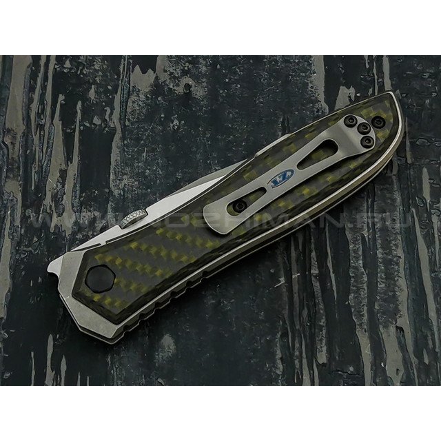 Нож Zero Tolerance 0640 Emerson Manual сталь CPM 20CV, рукоять Titanium, Carbon fiber