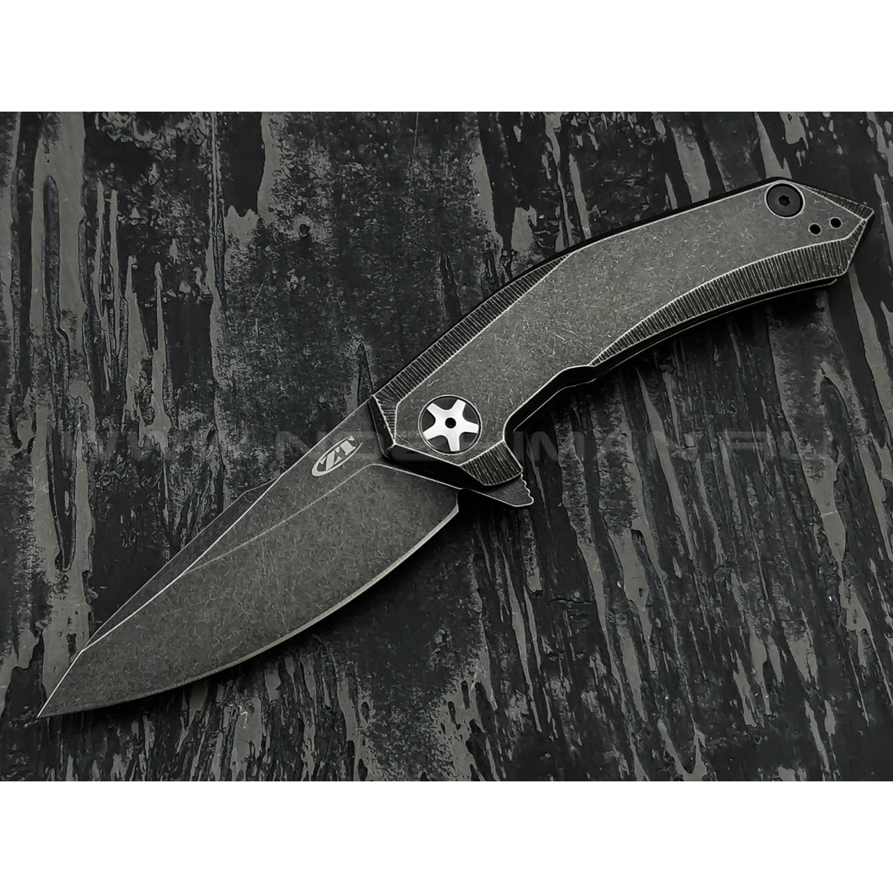Zero Tolerance нож 0095BW, сталь CPM S35VN блэквош, KVT, рукоять титан