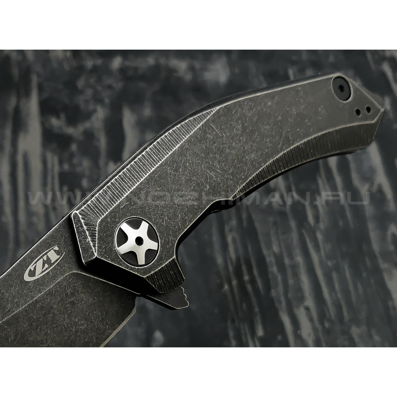 Zero Tolerance нож 0095BW, сталь CPM S35VN блэквош, KVT, рукоять титан