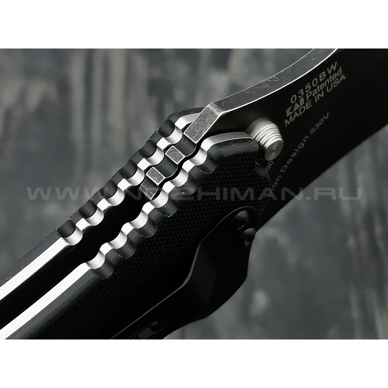 Zero Tolerance нож 0350BW, сталь CPM S30V, рукоять G10 black