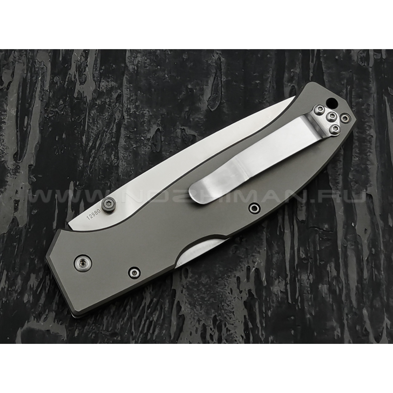 Нож Boker Plus Titan Drop 01BO188, сталь 440C, рукоять титан