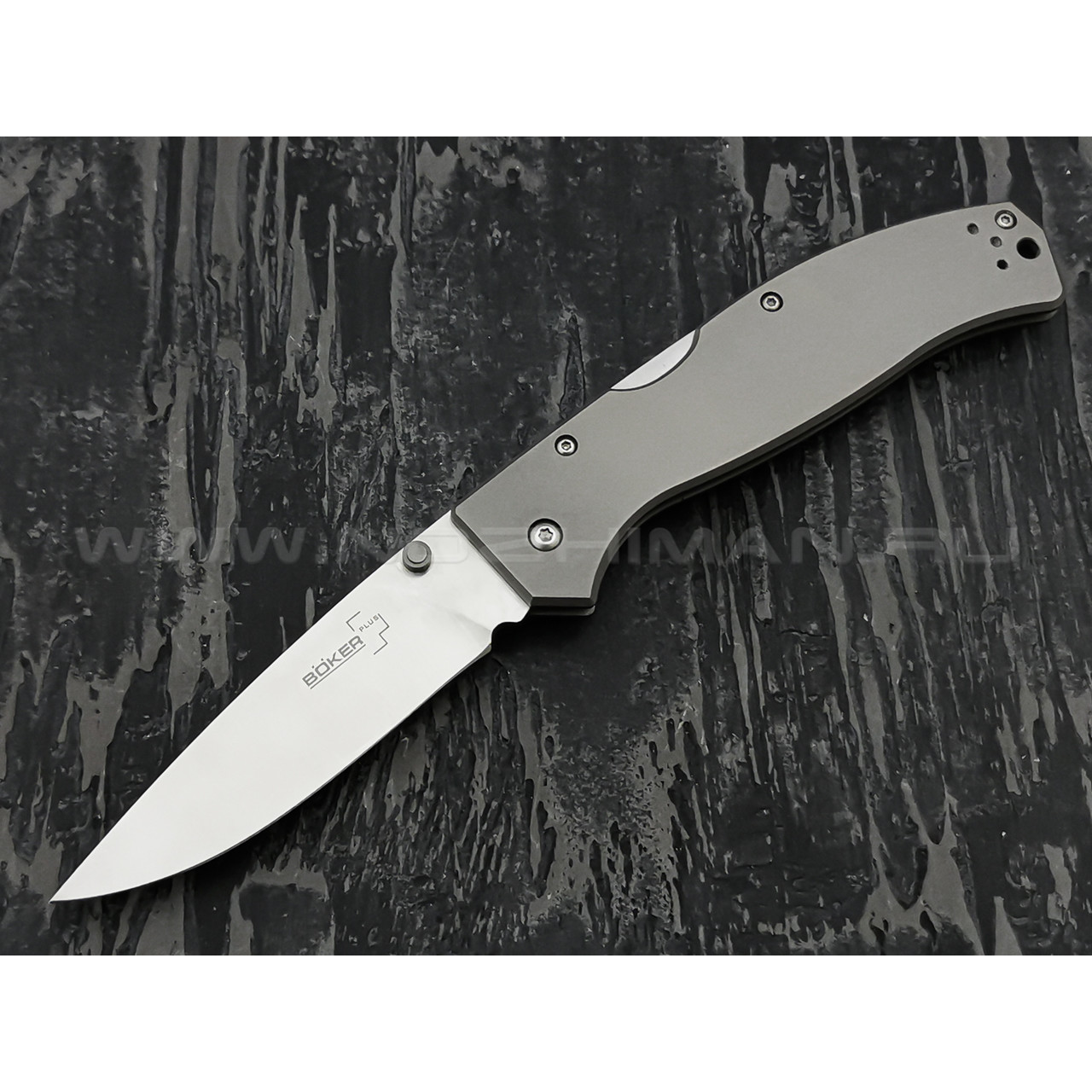Нож Boker Plus Titan Drop 01BO188, сталь 440C, рукоять титан