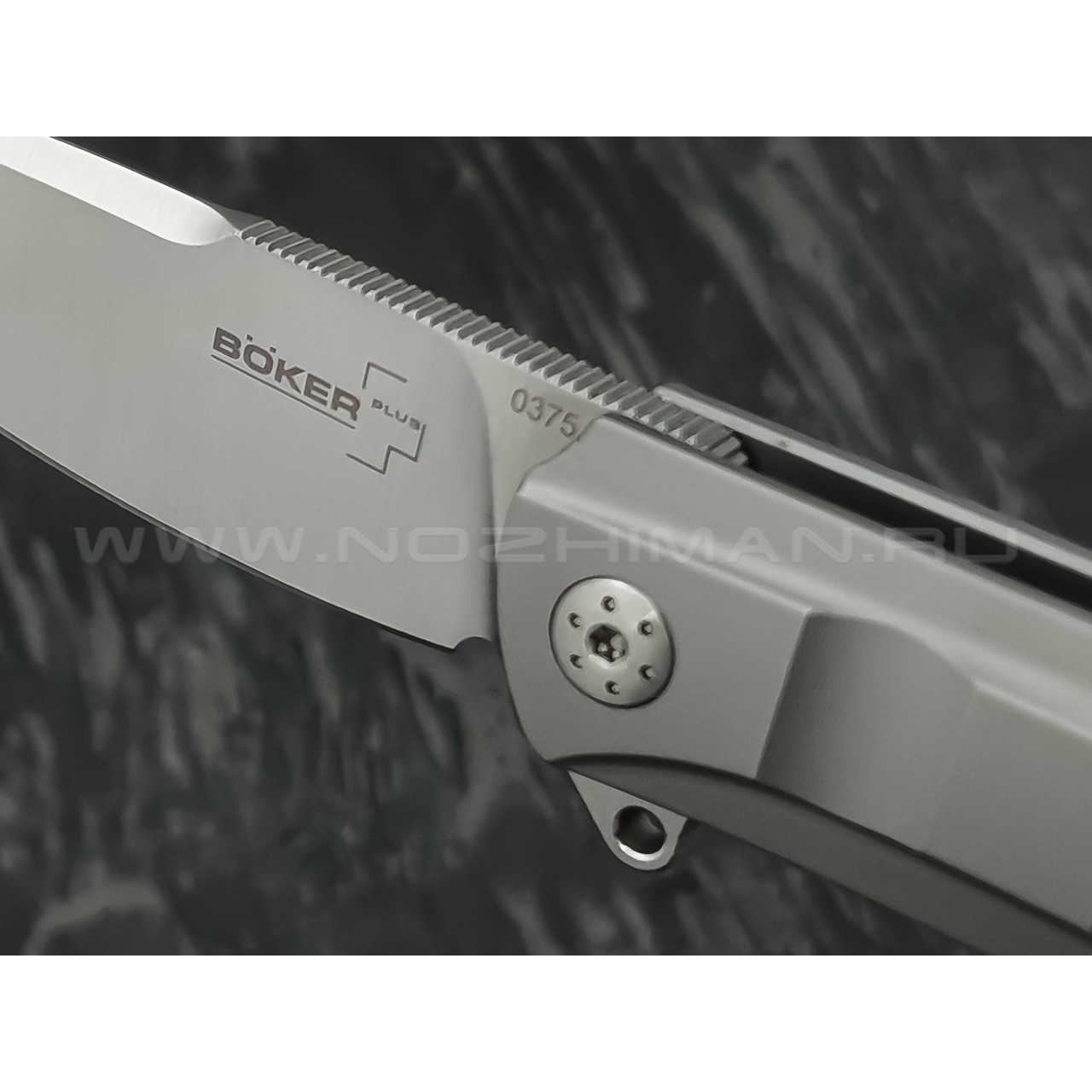 Нож Boker Plus Talpid 01BO249, сталь D2, рукоять Stainless Steel