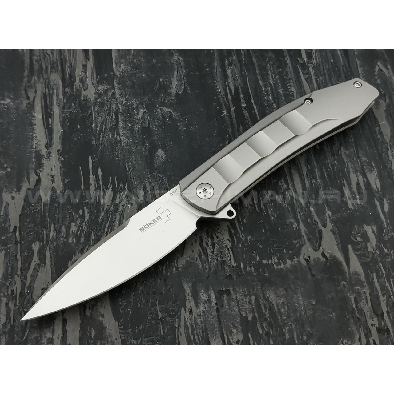 Нож Boker Plus Talpid 01BO249, сталь D2, рукоять Stainless Steel