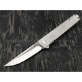 Нож Boker Plus Kwaiken Flipper Framelock 01BO269, сталь D2, рукоять Stainless Steel