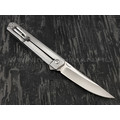Нож Boker Plus Kwaiken Flipper Framelock 01BO269, сталь D2, рукоять Stainless Steel