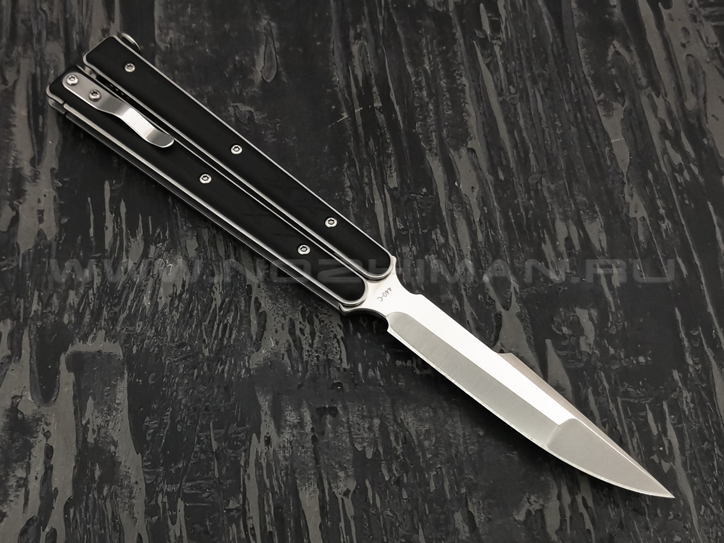 Нож Boker Plus Balisong Tactical Small 06EX004, сталь 440C, рукоять G10