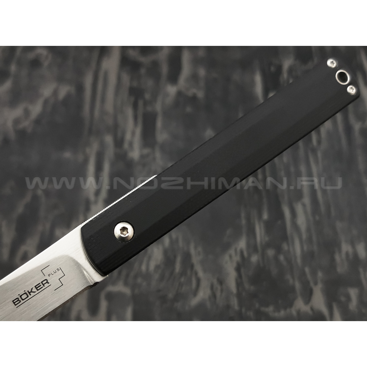 Нож Boker Plus Wasabi 01BO630, сталь 440C satin, рукоять G10